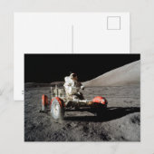 NASA Apollo 17 Lunar Roving Vehicle, 1972 Postkarte (Vorne/Hinten)