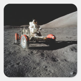 NASA Apollo 17 Lunar Roving Vehicle, 1972 Quadratischer Aufkleber