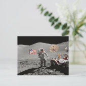 NASA Apollo 17 Mondlandemission, 1972 Postkarte (Stehend Vorderseite)