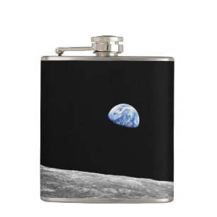 NASA Apollo 8 Earthrise Mond Lunar Orbit Foto Flachmann