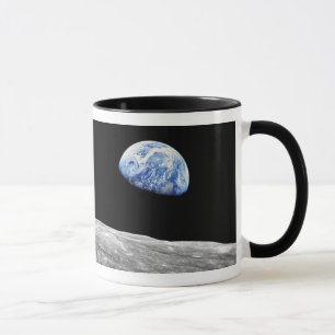 NASA Apollo 8 Earthrise Mond Lunar Orbit Foto Tasse