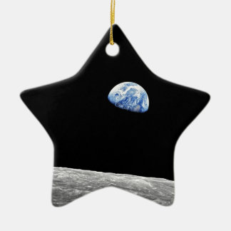 NASA Apollo 8 Earthrise Moon Lunar Orbit Foto Keramik Ornament