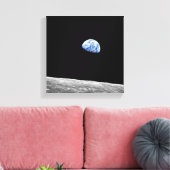 NASA Apollo 8 Earthrise Moon Lunar Orbit Foto Leinwanddruck (Insitu (Wohnzimmer))