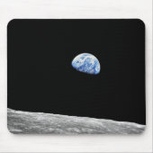 NASA Apollo 8 Earthrise Moon Lunar Orbit Foto Mousepad (Vorne)
