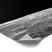 NASA Apollo 8 Earthrise Moon Lunar Orbit Foto Poster (Ecke)