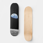 NASA Apollo 8 Earthrise Moon Lunar Orbit Foto Skateboard (Vorderseite)