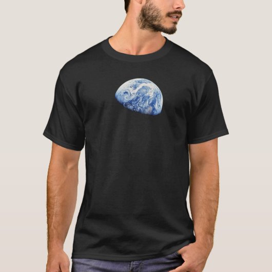 NASA Apollo 8 Earthrise Moon Lunar Orbit Foto T-Shirt (Vorderseite)