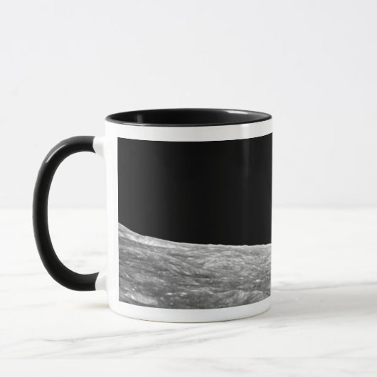 NASA Apollo 8 Earthrise Moon Lunar Orbit Foto Tasse (Links)