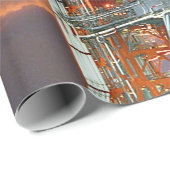 NASA Apollo Soyuz Startfahrzeug Sunrise Launchpad Geschenkpapier (Rolleneckpunkt)