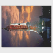 NASA Apollo Soyuz Startfahrzeug Sunrise Launchpad Geschenkpapier (Flach)