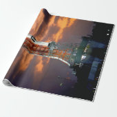NASA Apollo Soyuz Startfahrzeug Sunrise Launchpad Geschenkpapier (Ungerollt)