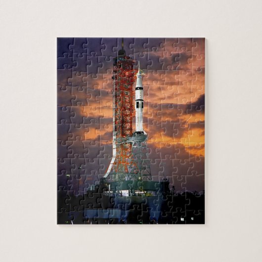NASA Apollo Soyuz Startfahrzeug Sunrise Launchpad Puzzle (Vertikal)