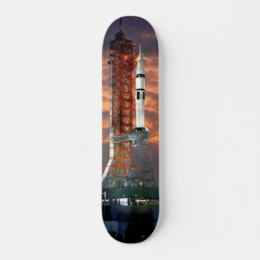 NASA Apollo Soyuz Startfahrzeug Sunrise Launchpad Skateboard (Vorne)