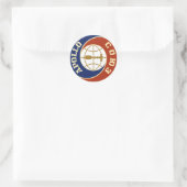 nasa apollo Weltraumprogramm Runder Aufkleber (Tasche)