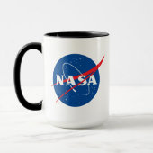 NASA Artemis Logo Eclipse Black Trim Tasse (Links)