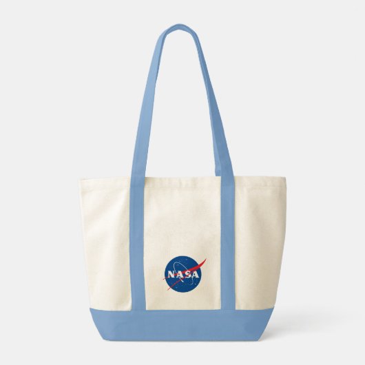 NASA Artemis Logo Uranus Blue Trim Tragetasche (Rückseite)