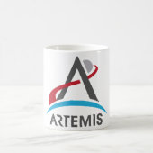NASA Artemis-Programm-Logo Mars 2024 Astronaut Kaffeetasse (Mittel)