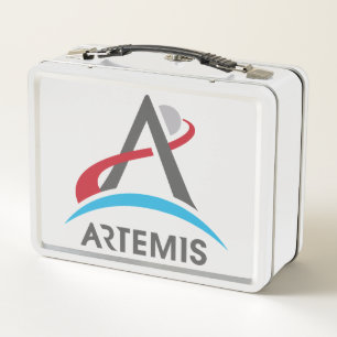 NASA Artemis-Programm-Logo Mars 2024 Astronaut Metall Brotdose