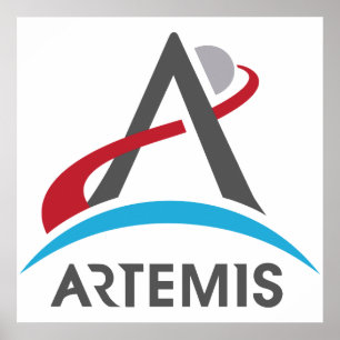 NASA Artemis-Programm-Logo Mars 2024 Astronaut Poster
