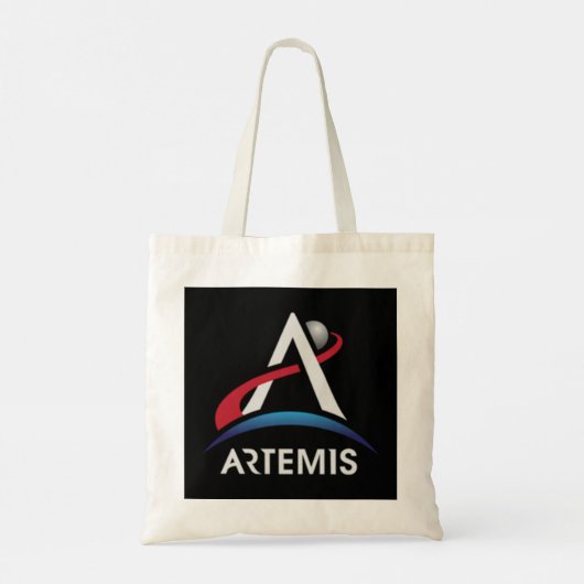 NASA Artemis Programmlogo Offiziell SD Wir werden Tragetasche (Rückseite)