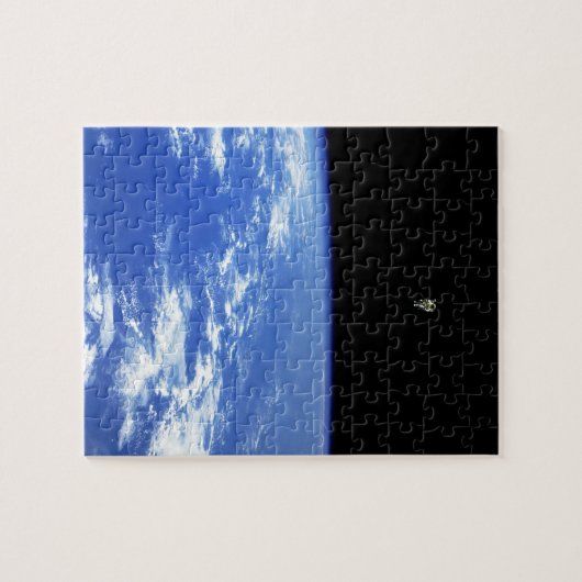 NASA Astronaut Jetpack Spacewalk Earth Orbit Foto Puzzle (Horizontal)
