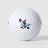 Nasa-Astronauten im Space Shuttle Golfball (Vorderseite)