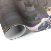 NASA Astronauten-Zeichen - Benutzerdefinierter Tex Geschenkpapier (Rolleneckpunkt)