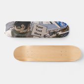 NASA Astronauten-Zeichen - Benutzerdefinierter Tex Skateboard (Horizontal)