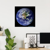 NASA / Blauer Marmor 2002 / Poster (Heimbüro)