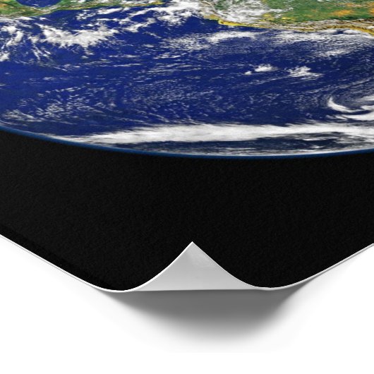 Nasa blauer Marmor Erde, ...Und das war es! Poster (Ecke)