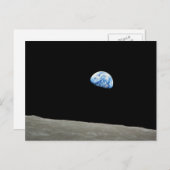NASA - Blick von Apollo8, Dec24, Erdhaus Postkarte (Vorne/Hinten)