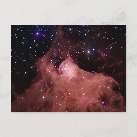 NASA Cepheus_b Infrarot dunkle Wolke Postkarte (Vorderseite)