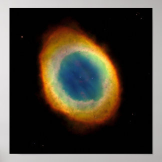 NASA - Der Ring Nebel - M57 Poster