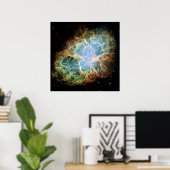 NASA - Ein riesiges Hubble-Mosaik des Krabbennebel Poster (Heimbüro)