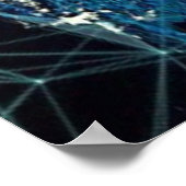 NASA / Erd / Universelle Nacht LIght Poster (Ecke)