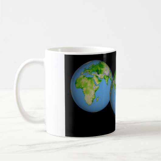 NASA-/Erdkugel Kaffeetasse (Links)