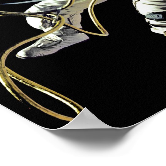 NASA Erstes amerikanisches Astronautenspaziergänge Poster (Ecke)