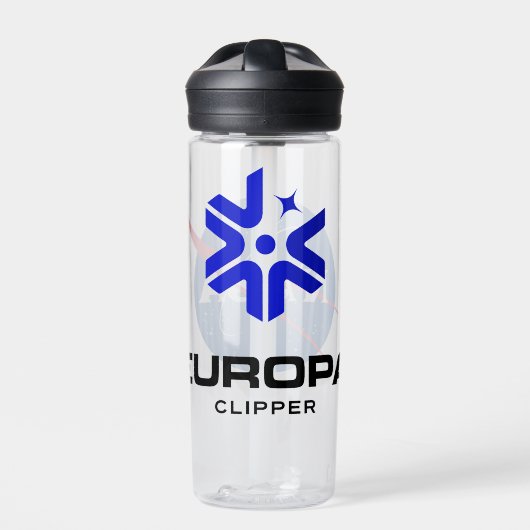 NASA Europa Clipper Logo Clear 20 oz Trinkflasche (Vorderseite)