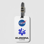 NASA Europa Clipper Logo Gepäckanhänger (Vorderseite Vertikal)