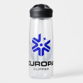 NASA Europa Clipper-Logo klar 25 oz Trinkflasche (Vorne)