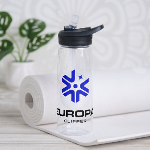 NASA Europa Clipper-Logo klar 25 oz Trinkflasche