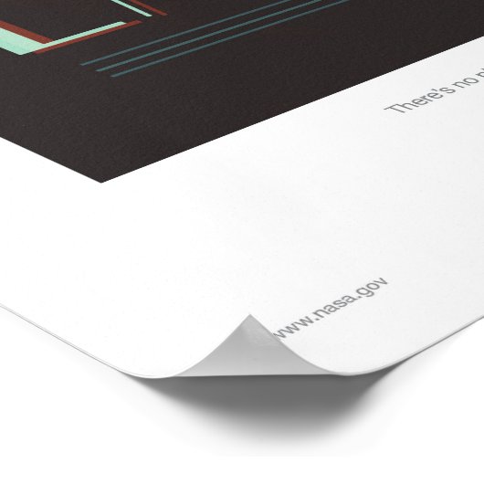 NASA - ExoPlanet Retro Earth Tour Reiseplakat Poster (Ecke)