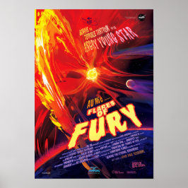 NASA Exoplanet Travel Bureau Flaves of Fury Poster