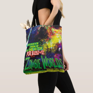 NASA Exoplanet Travel Bureau Zombie Worlds Poster Tasche