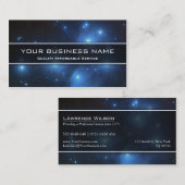 NASA-Foto für Pleiades-Sterne - Visitenkarte (Vorne/Hinten)