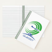 NASA-Fragezeichen Supersonic Green Spiral Notizblock (Innen)