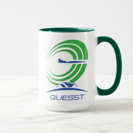 NASA-Fragezeichen Supersonic Green Trim Tasse