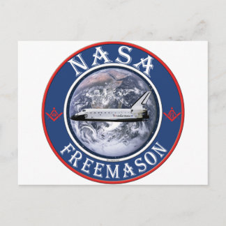 NASA Freemason Postkarte