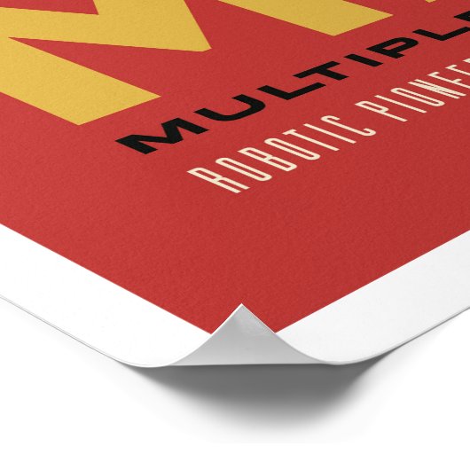 NASA Future Travel Poster Besuchen Mars Space (Ecke)