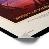 NASA Future Travel Poster - Entspannen Sie sich au (Ecke)